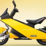 Новий електросамокат Scoox Zero X7 в естетиці IKEA.