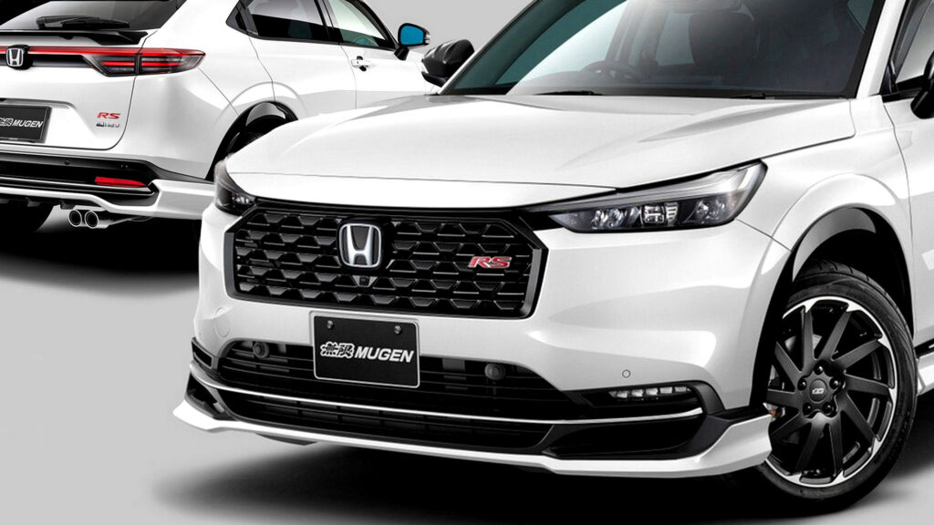 Mugen HR-V має два вихлопні патрубки, але потужності вистачає лише на один