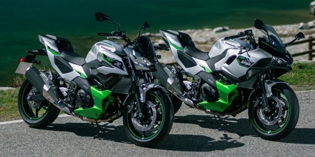 Kawasaki представила редизайн гібридних байків