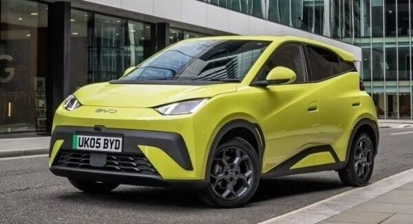 BYD очолив рейтинг електрокарів у Британії.