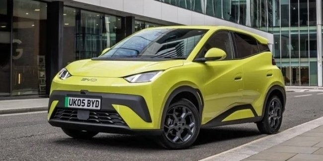 BYD очолив рейтинг електрокарів у Британії.