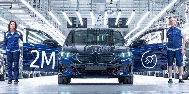 BMW досягла позначки у два мільйони електрокарів