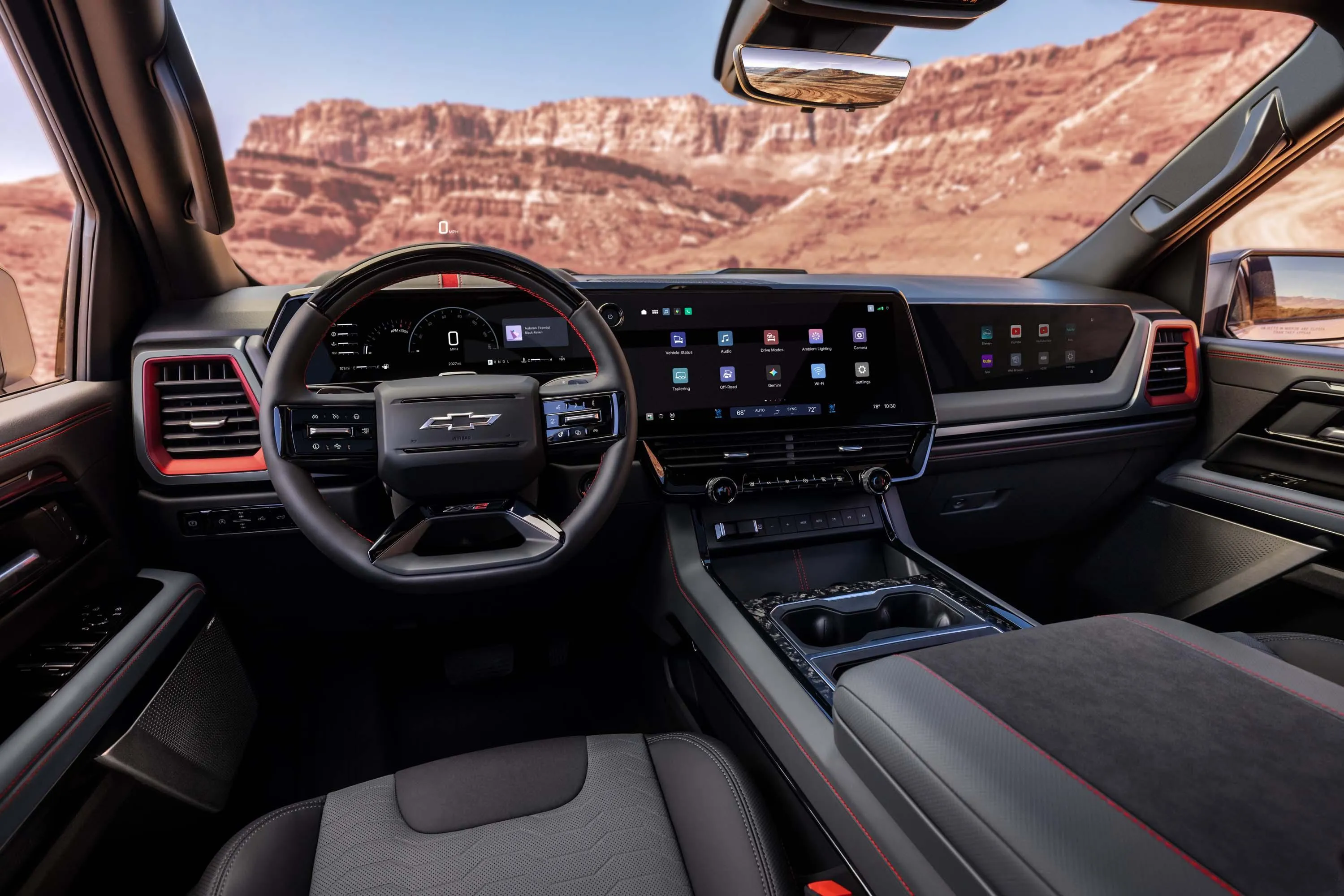 Інтер'єр 2027 Chevy Silverado ZR2