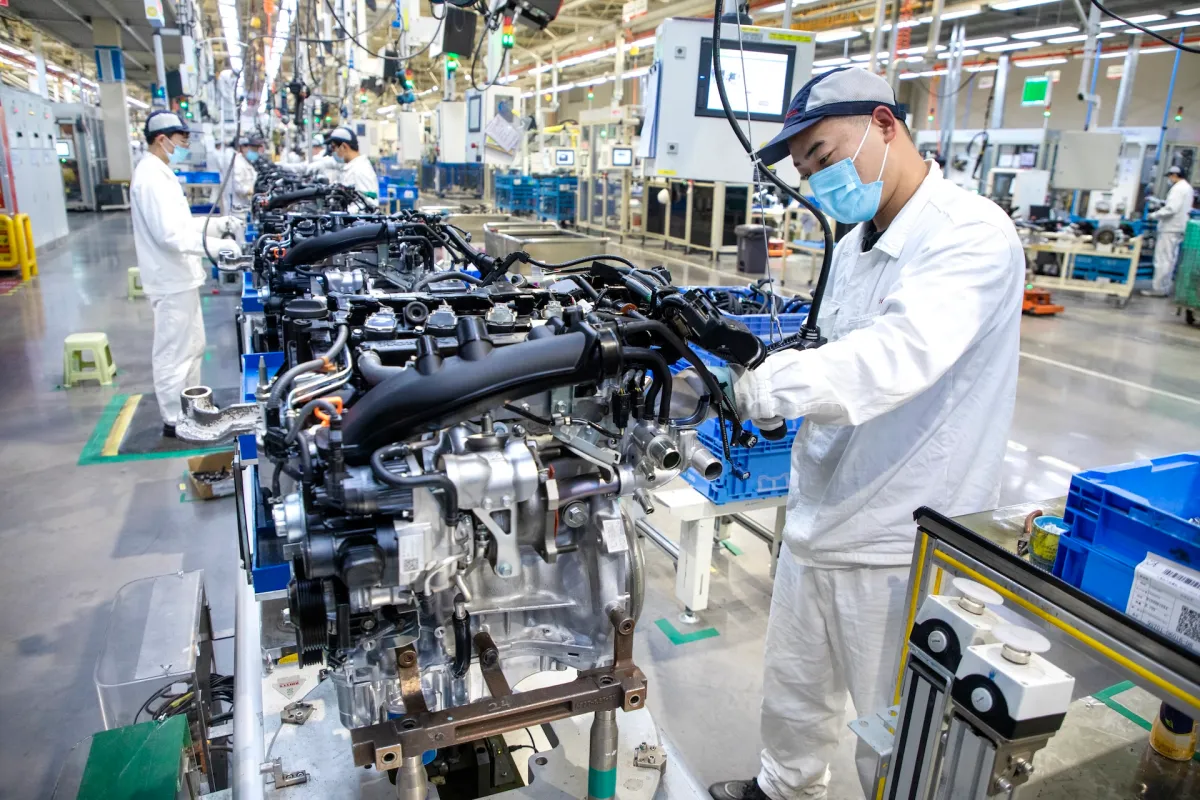 Складання автомобілів Honda на конвеєрі