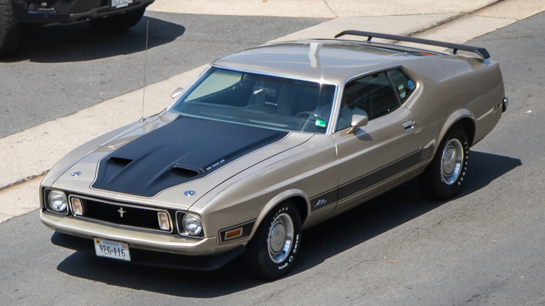 Верхній вид 1973 Ford Mustang Mach 1