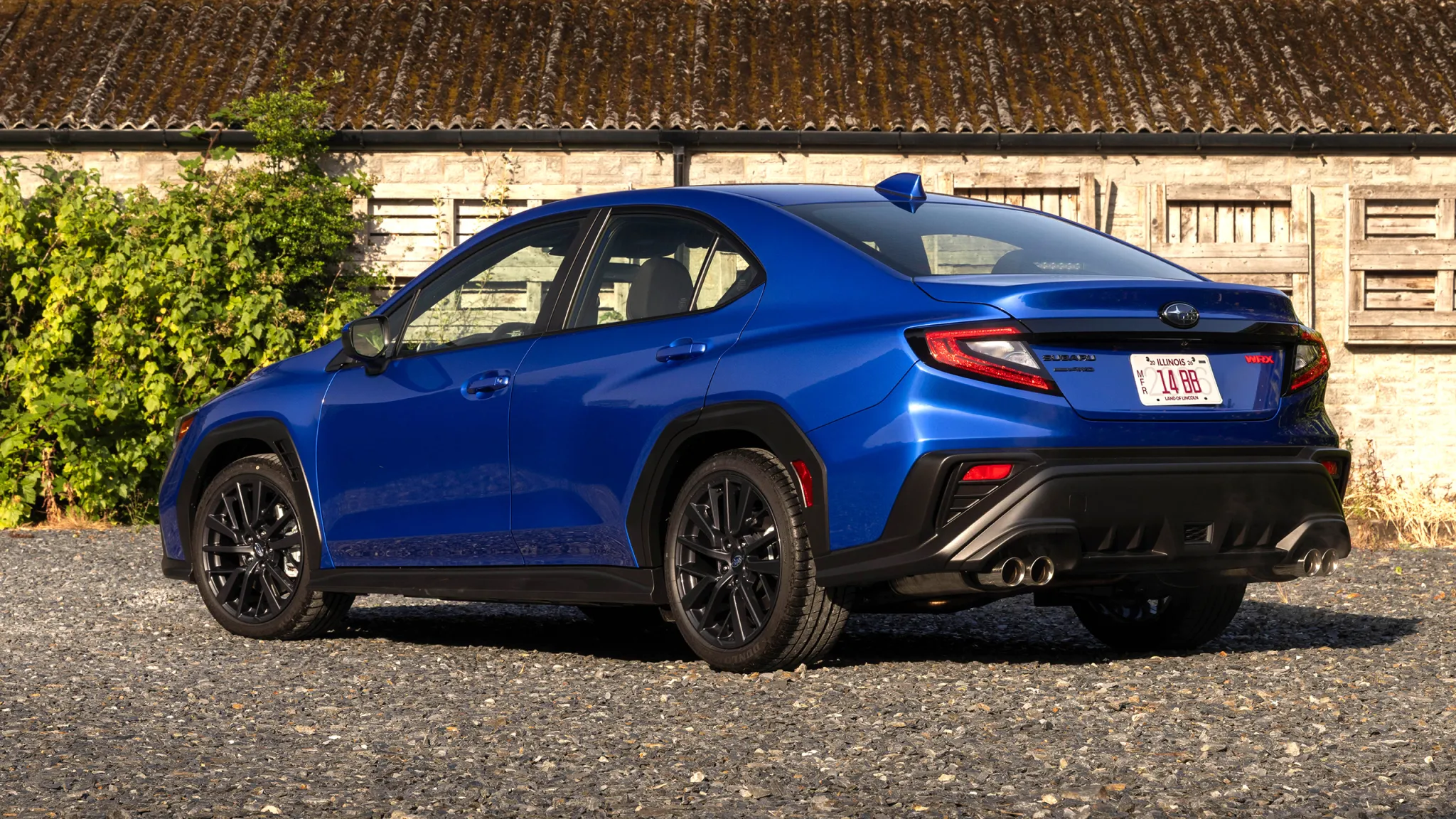 Subaru WRX rear 3/4