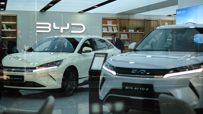 Шоурум BYD Auto в Гонконзі