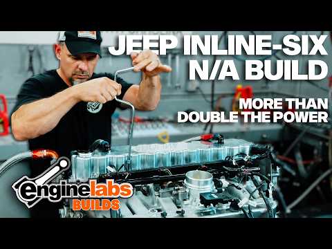 Тестування на дино-стенді потужного атмосферного Jeep 4.0L від Newcomer Racing