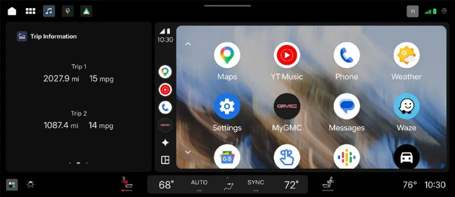 Android Auto в інтерфейсі GM