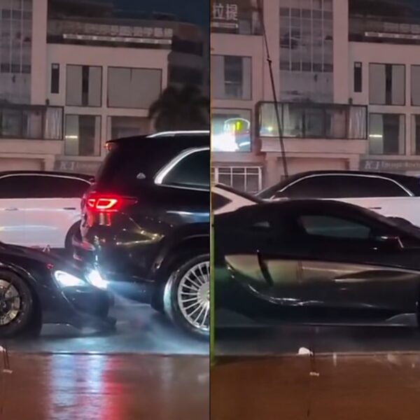 Замкнений водій безпорадно спостерігав, як його McLaren неодноразово таранить Maybach