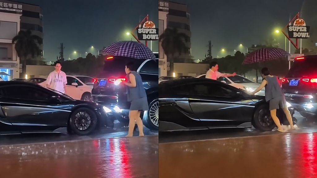McLaren застряг під Maybach