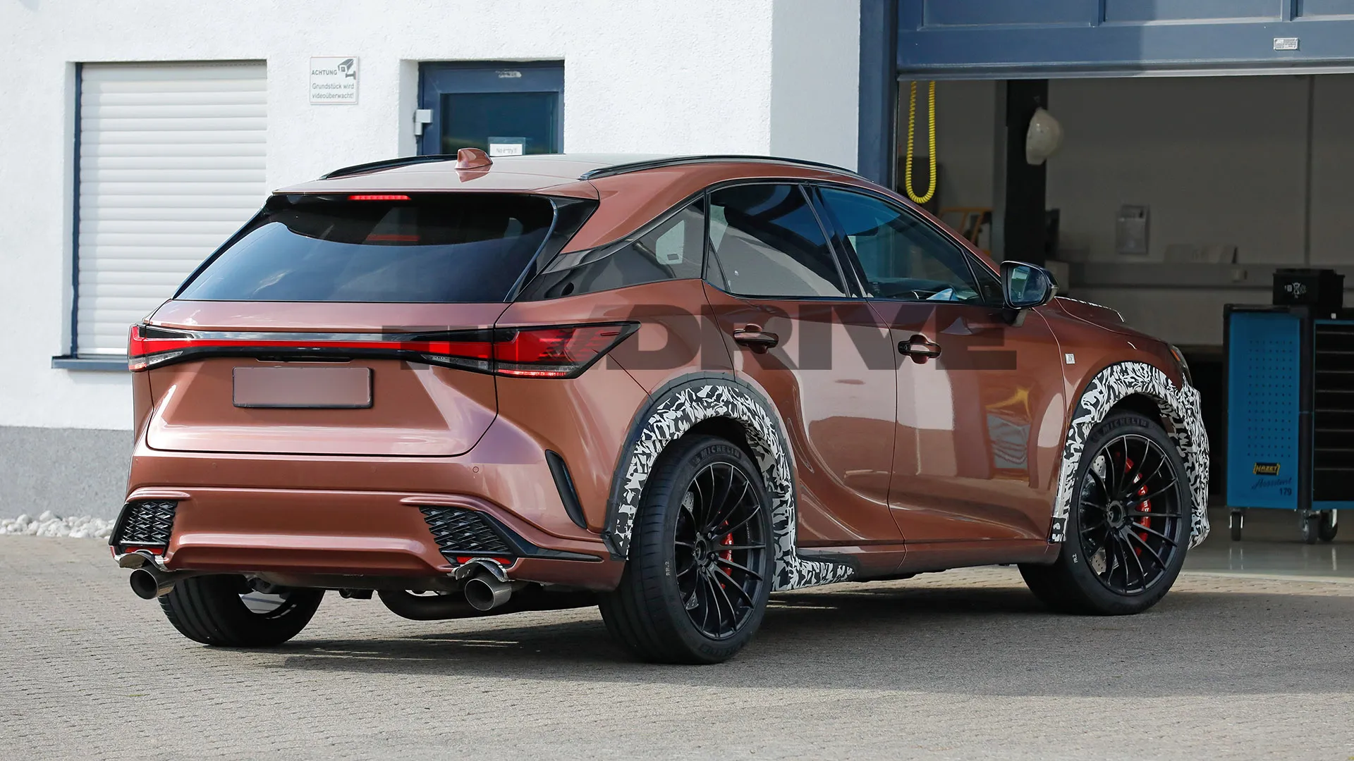 Lexus RX RR spied in testing.