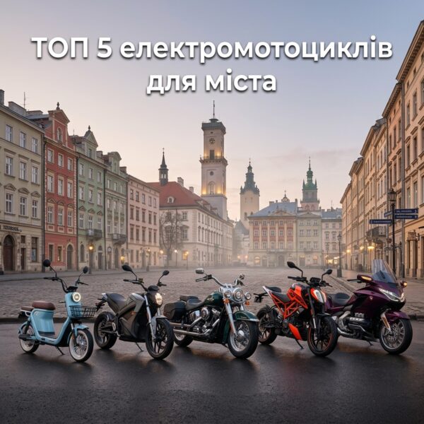 Який електромотоцикл купити для міста в Україні: 5 перевірених варіантів на будь-який бюджет