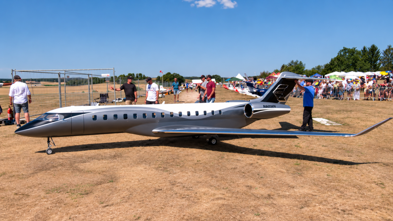 Копія Bombardier Global 7500 під час польоту