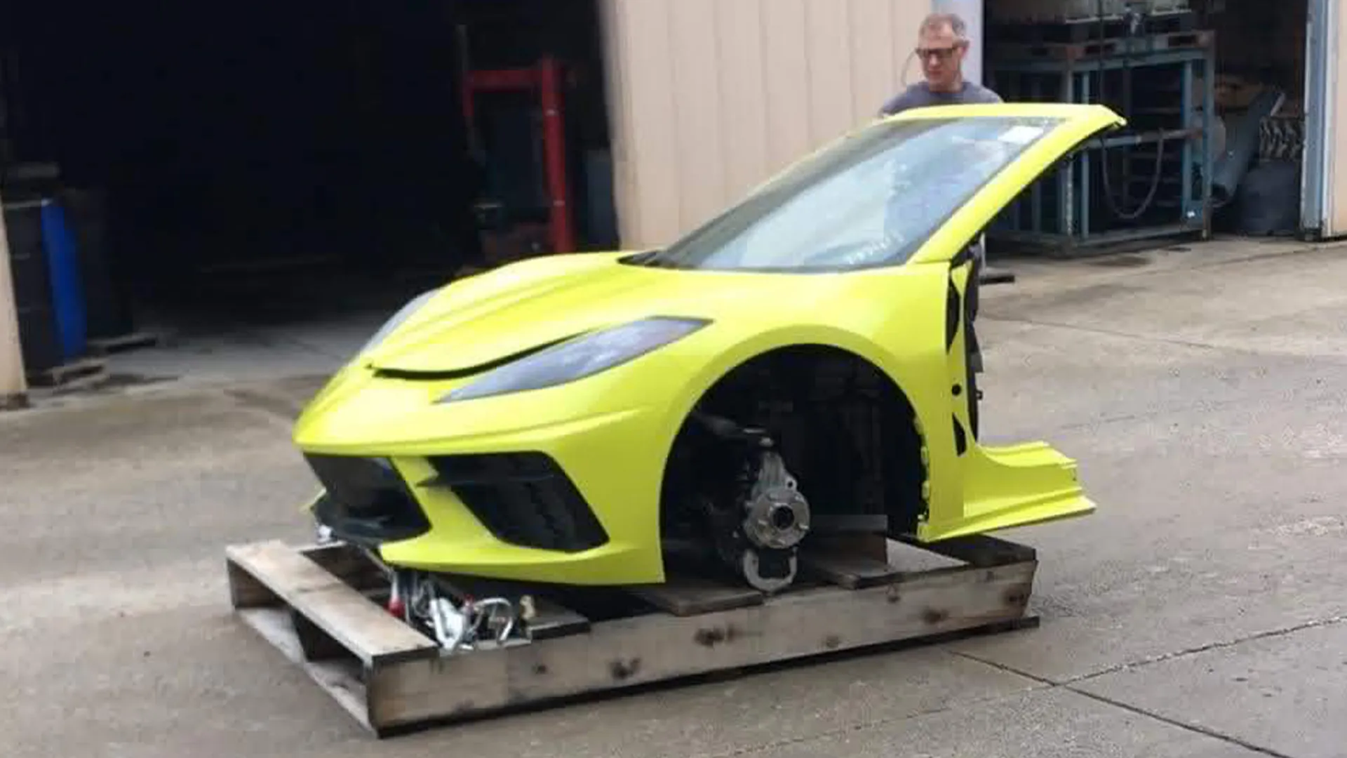 Salvage C8 Corvette