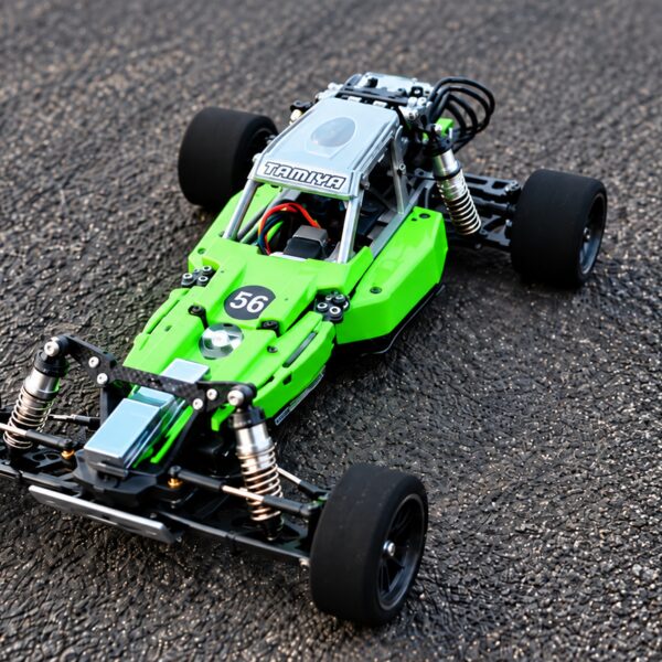 Модифікований Tamiya Buggy розганяється до 137 км/год