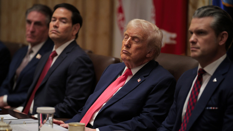 Зустріч президента США Дональда Трампа з членами його кабінету