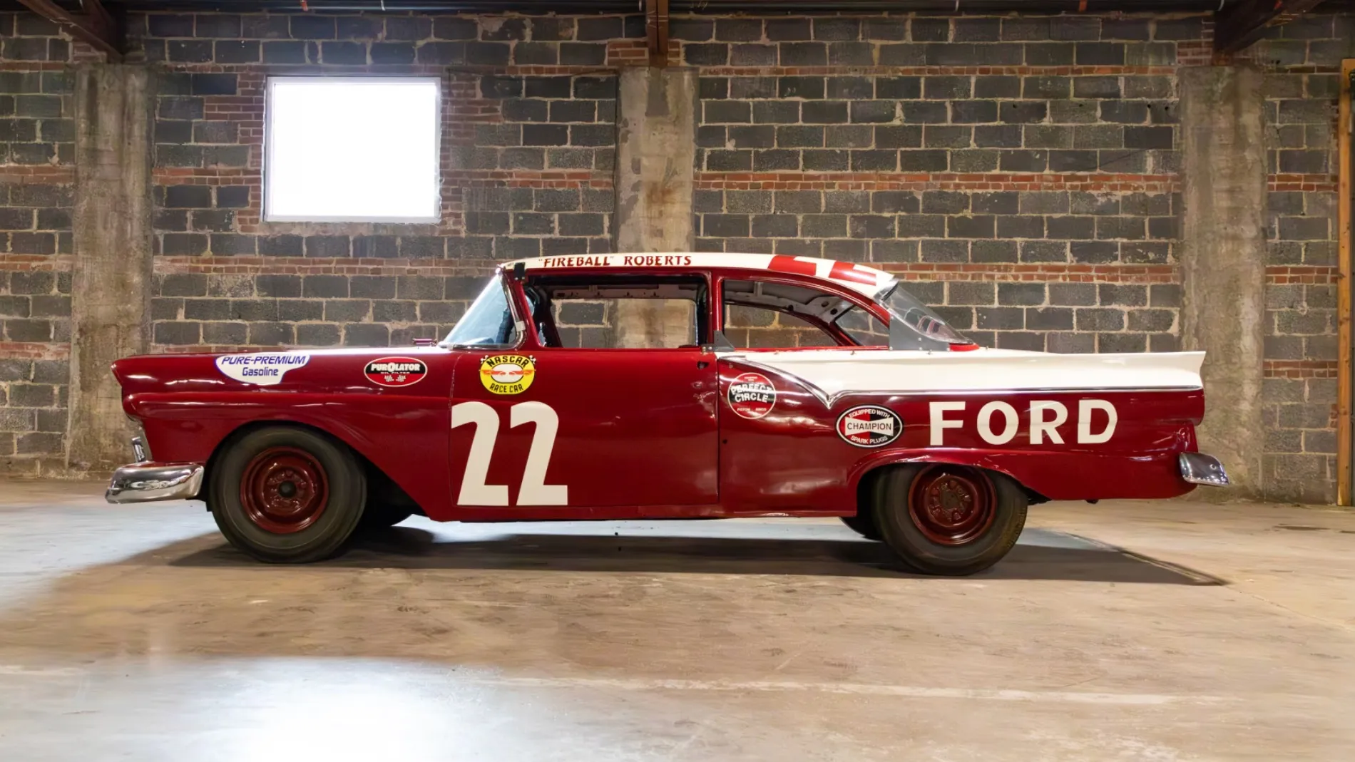 1957 Ford Fairlane NASCAR race car
