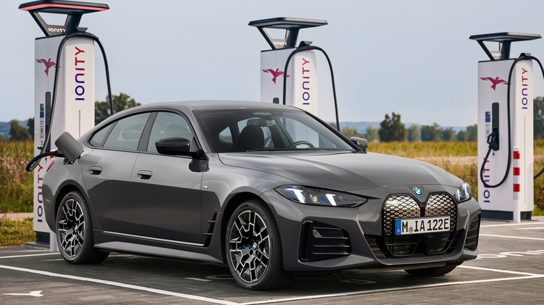BMW i4 charging