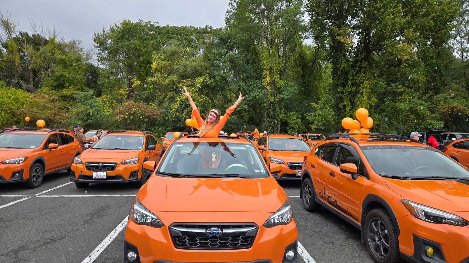 Оранжевий парад Subaru Crosstrek: свято яскравих авто, що надихає